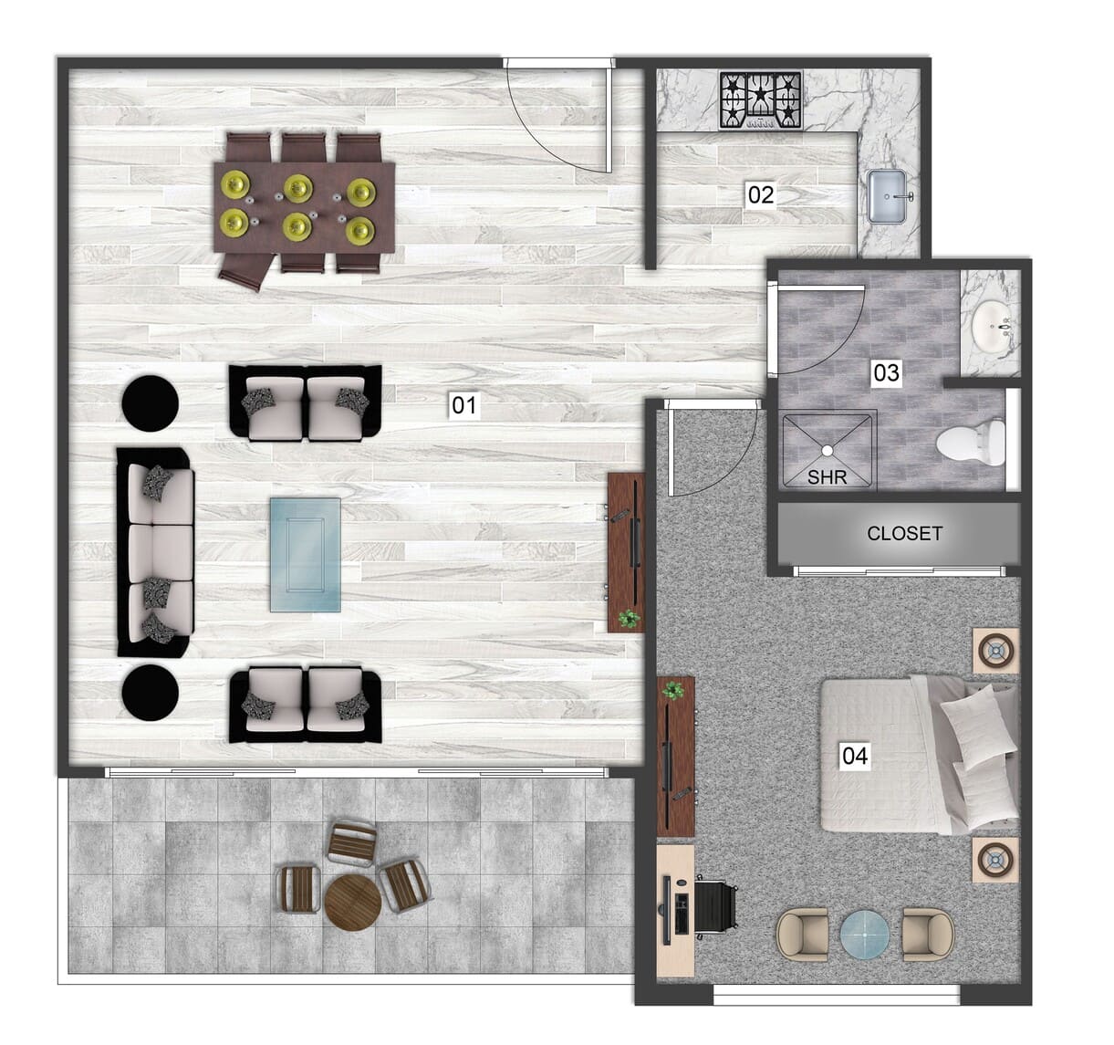 1 Bedroom